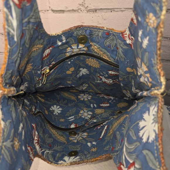 ANNAHMOL WOOL PURSE TOTE BAG BOHO TEXTURED BROWNS GEOMETRIC EUC VINTAGE - Picture 5 of 10